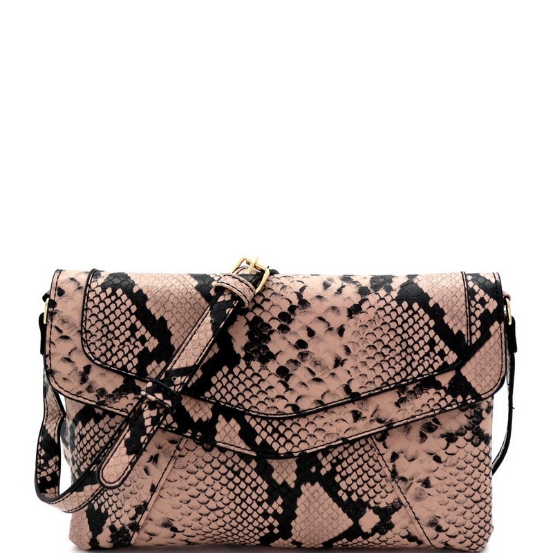 lipsy snake print cross body bag